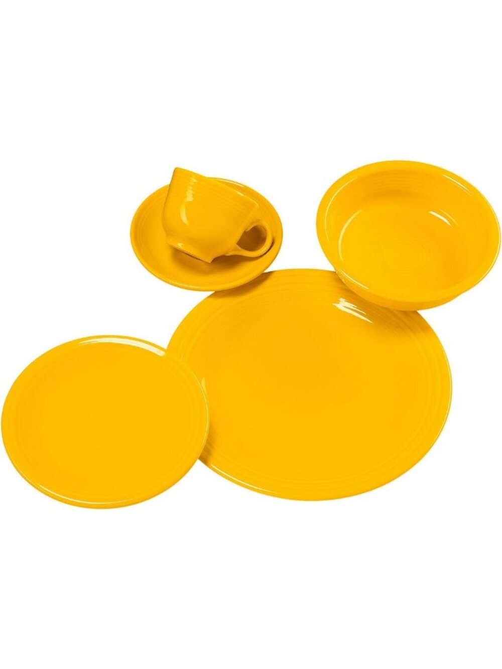 Charming 5-Piece Floral Dinnerware Set for Elegant Dining & Entertaining